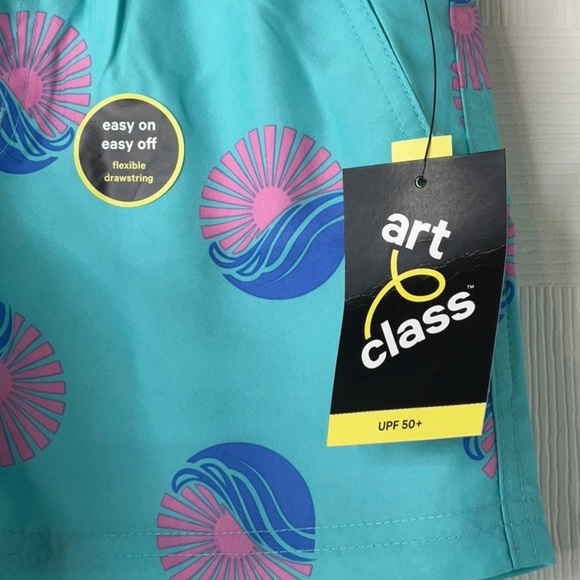 Art Class - Boys' Wave Colorblock Swim Shorts Size M(8) - Picture 4 of 8